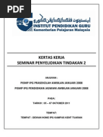 Kertas Kerja Seminar Penyelidikan 2