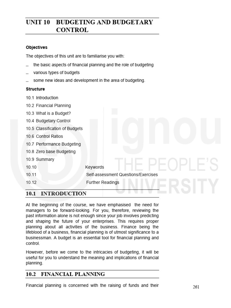 Budgeting and Budgetary Control Guide | PDF | Budget | Government ...