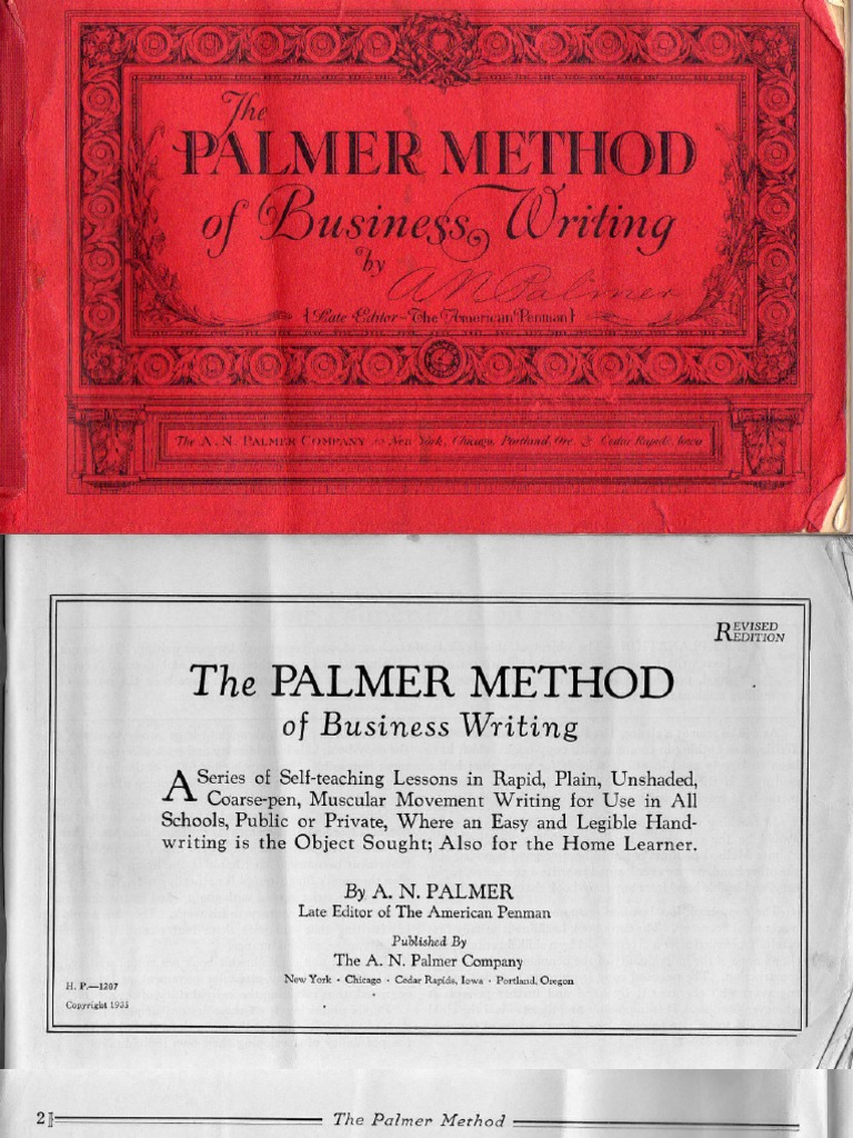 Palmer Method 1935
