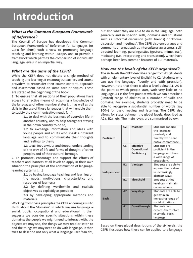 271660 Keynote1e BrE 1el Correlations CEFR AllUnits | PDF | Reading ...
