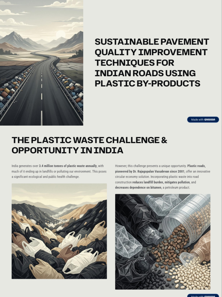 Sustainable Pavement Quality Improvement Techniques for Indian Roads ...