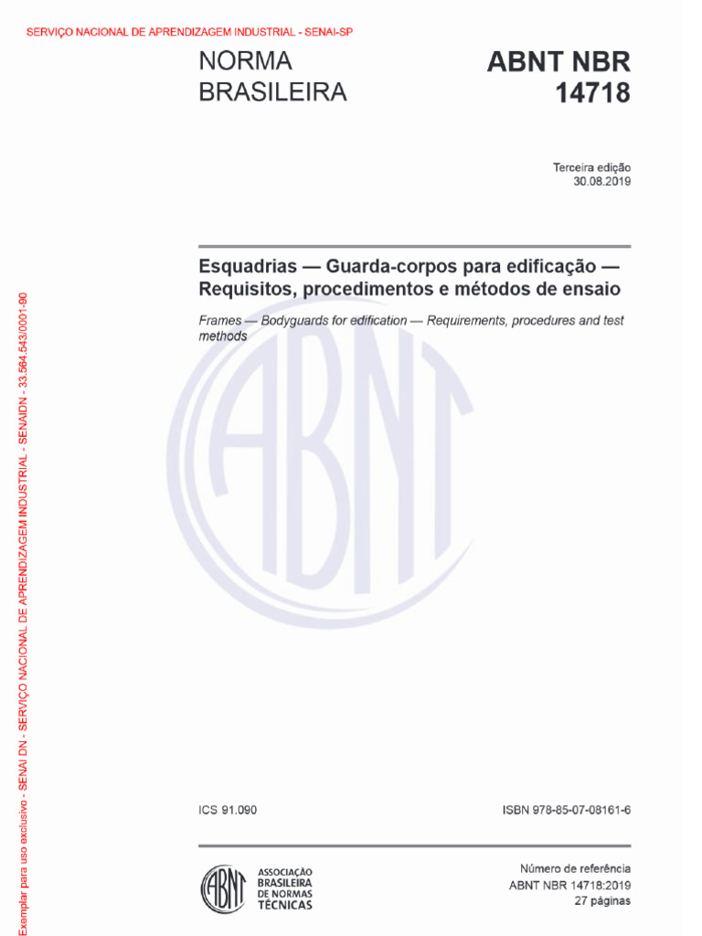 NBR 14718 | PDF