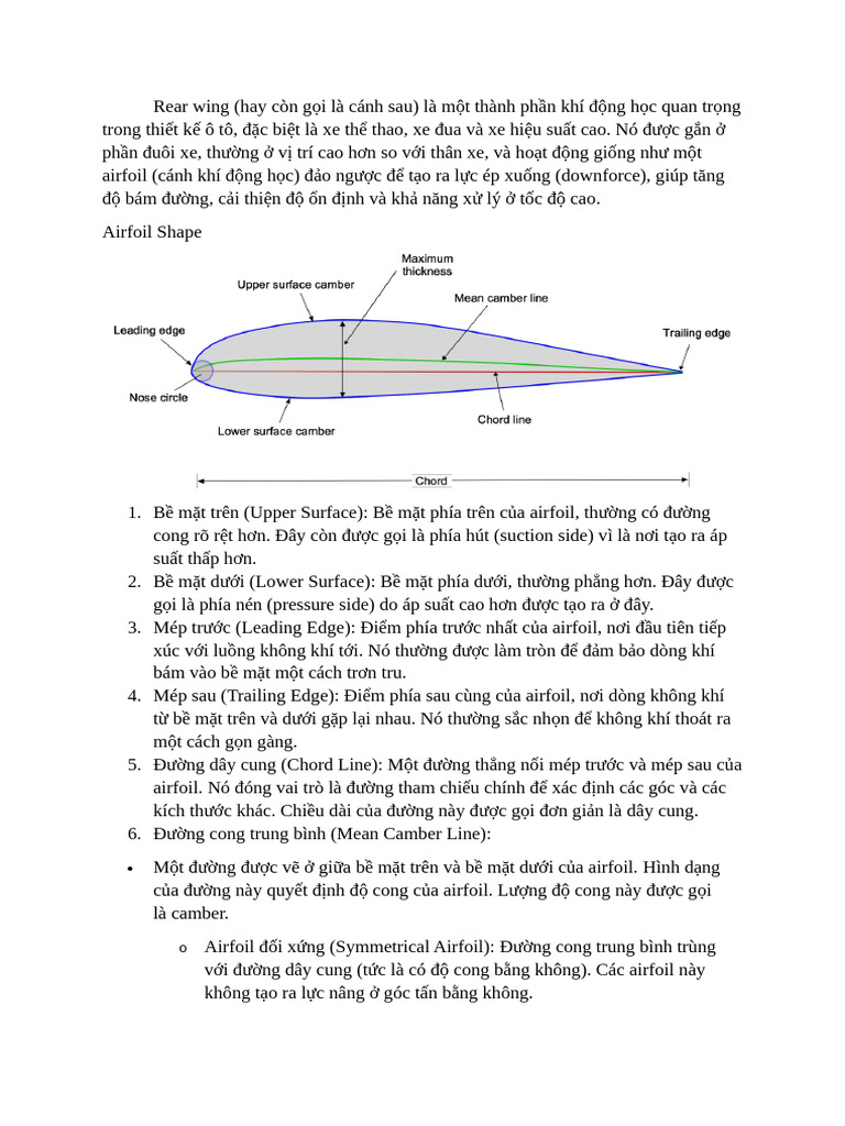 Rear Wing | PDF