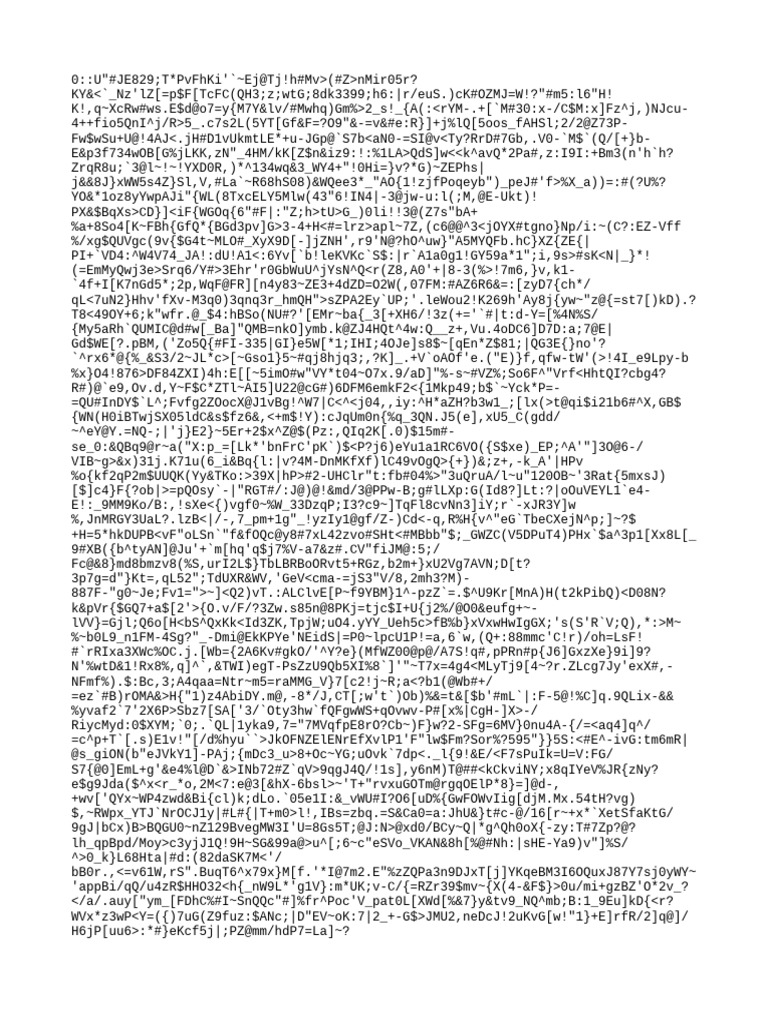 Encrypted Data String Analysis | PDF
