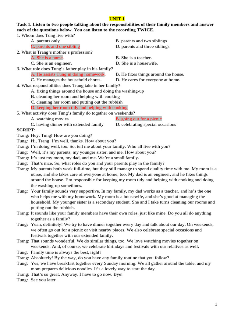 Listening Unit 1-5 - Key | PDF | Artificial Intelligence | Intelligence ...