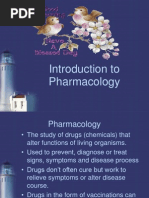 Intro To Pharmacologyt