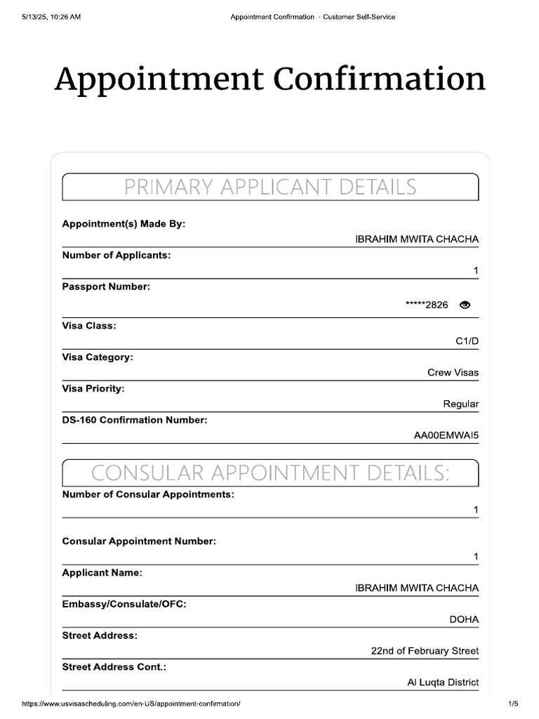 Ibrahim Mwita Chacha Appointment | PDF