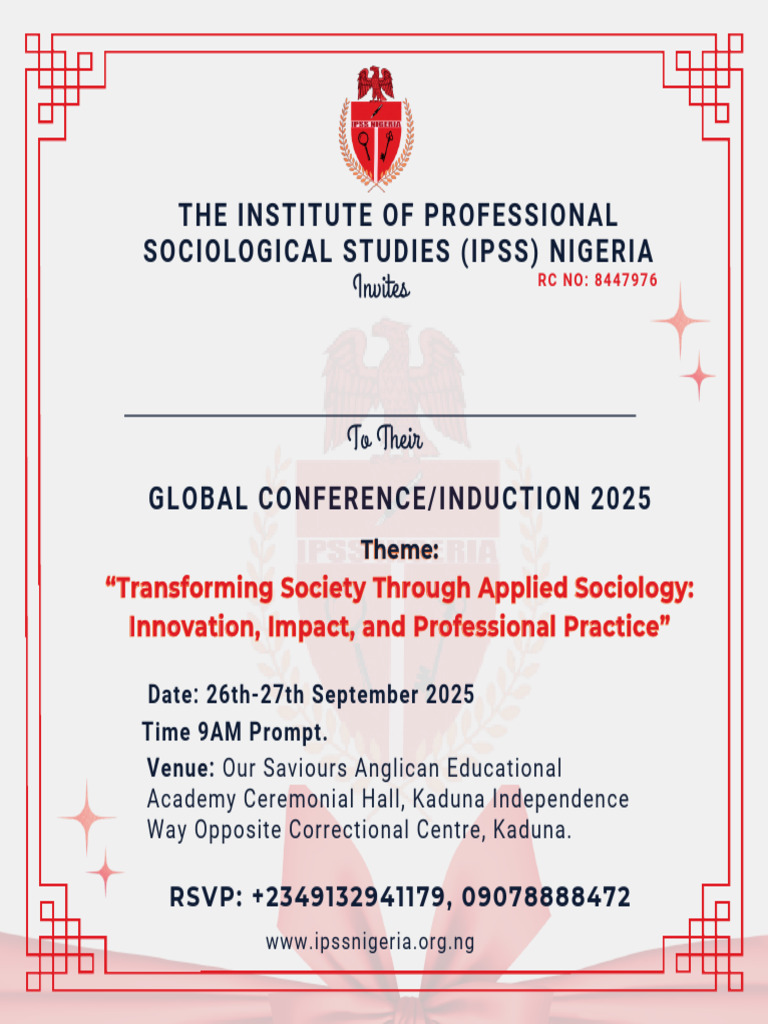 Conference Invitation Card 2025 | PDF