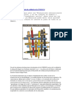 Evolución del concepto de calidad en la UNESCO