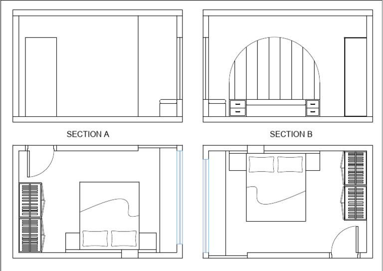 Bedroom Section a b | PDF