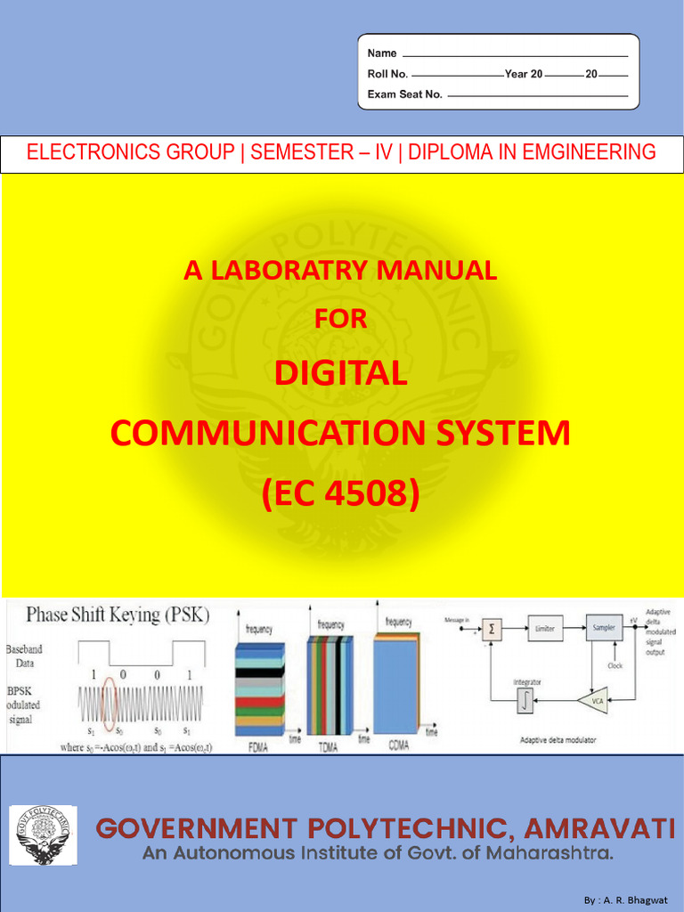 Digital Communication Lab Manual | PDF | Sampling (Signal Processing ...