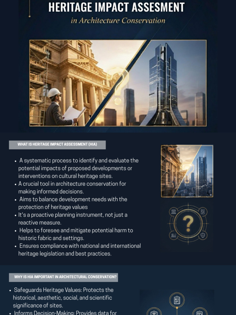 Heritage Impact Assessment Explained | PDF | Conservation Biology ...