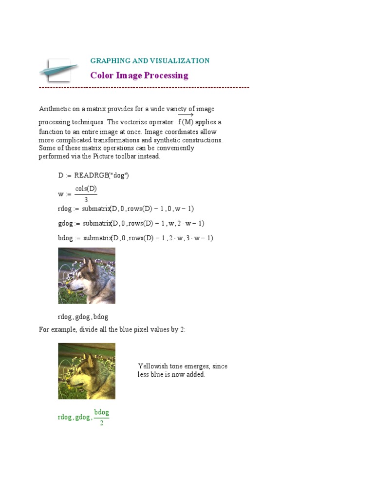 Color Image Processing Techniques | PDF
