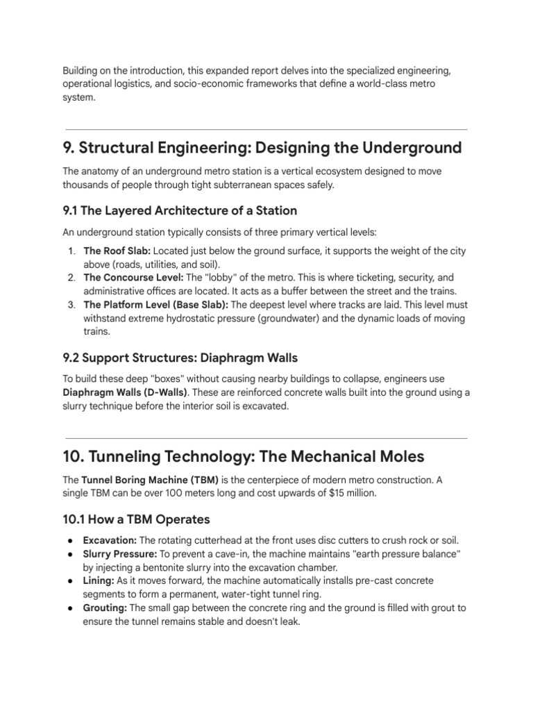 Engineering World-Class Metro Systems | PDF | Rapid Transit | Rail ...