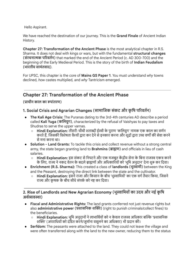 Chapter 27_ Transformation of the Ancient Phase | PDF