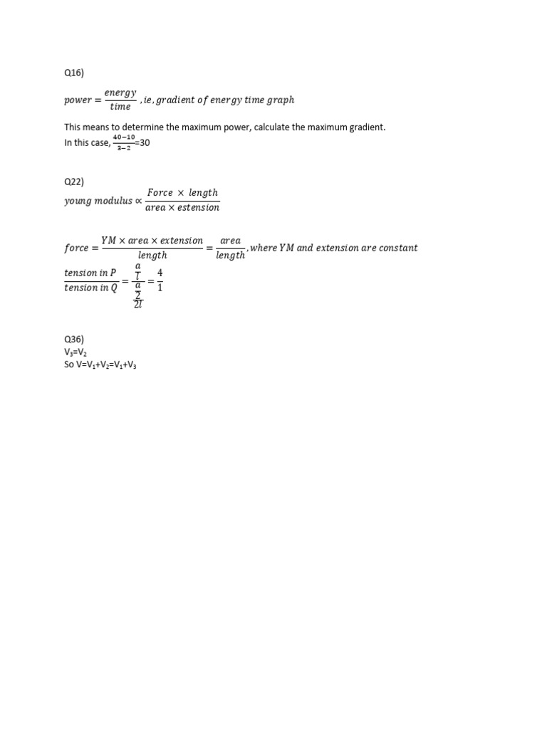 Maximum Power and Gradient Calculations | PDF