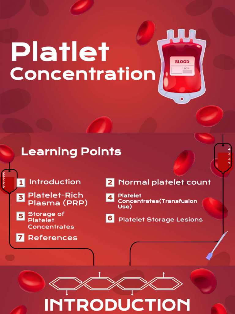 Understanding Platelet Concentration and PRP | PDF | Platelet | Blood