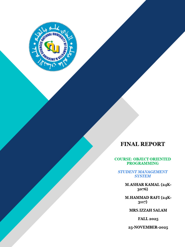 Student Result Management System Report | PDF