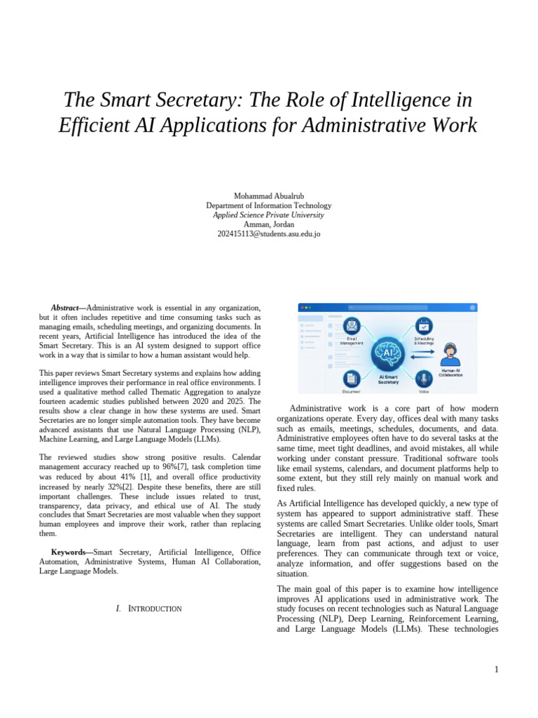 The Smart Secretary and the Role of Intelligence in Efficient AI ...