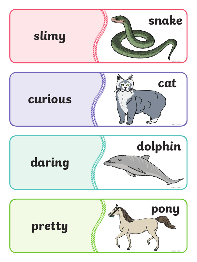Animal Alliteration Matching Cards | PDF