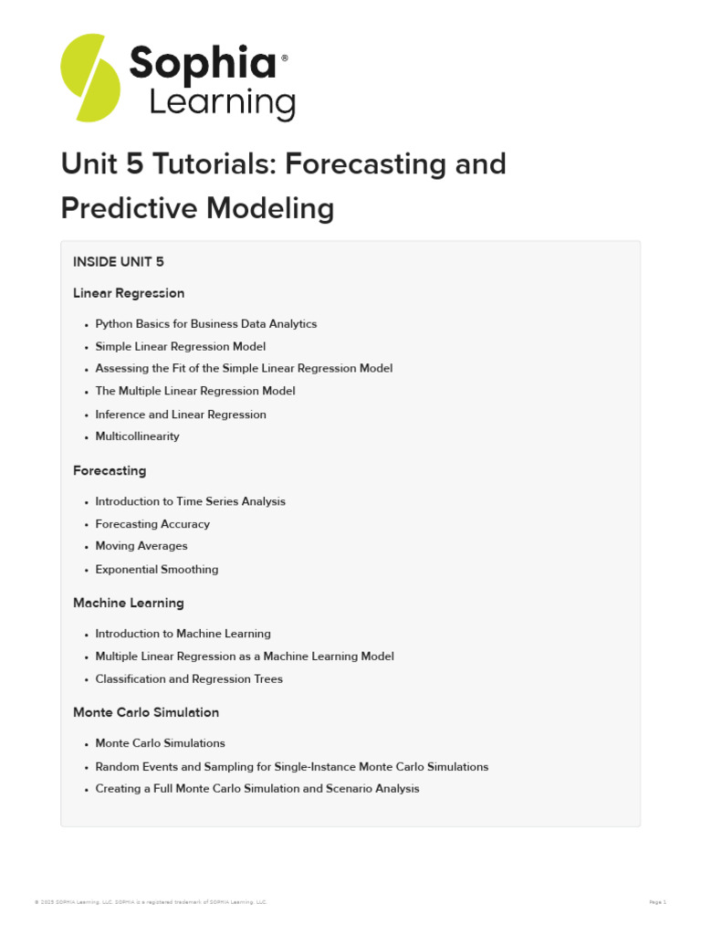 Python for Business Data Analytics | PDF | Microsoft Excel | Regression ...