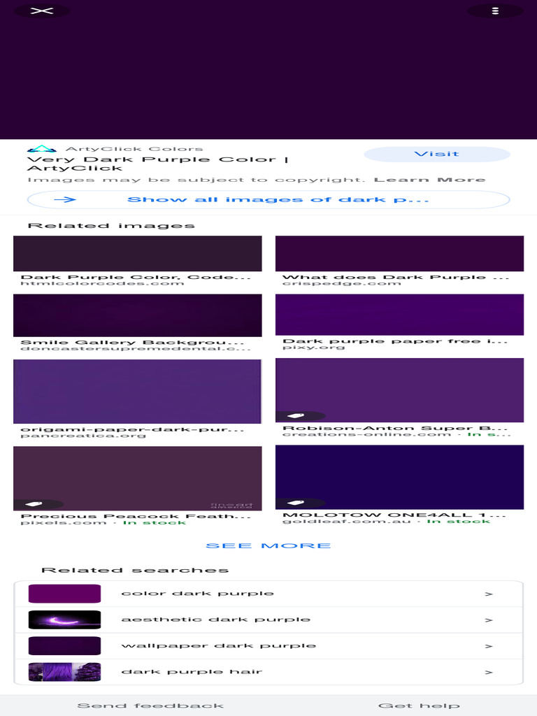 Dark Purple Color Guide and Codes | PDF