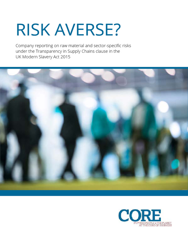 UK Modern Slavery Act Risk Reporting | PDF | Cocoa Bean | Child Labour