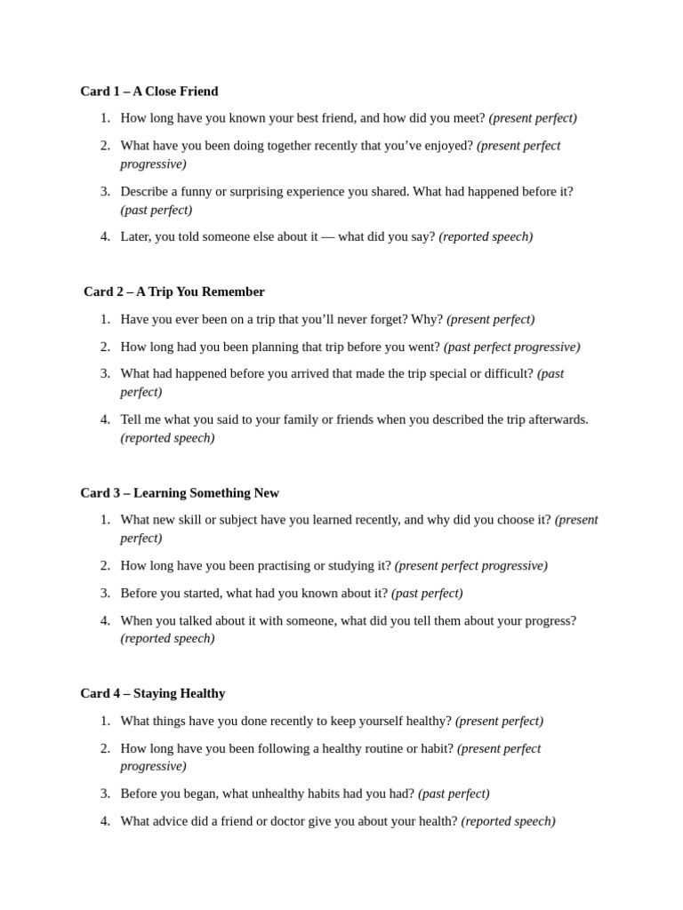 Engaging Conversation Prompts for ESL | PDF