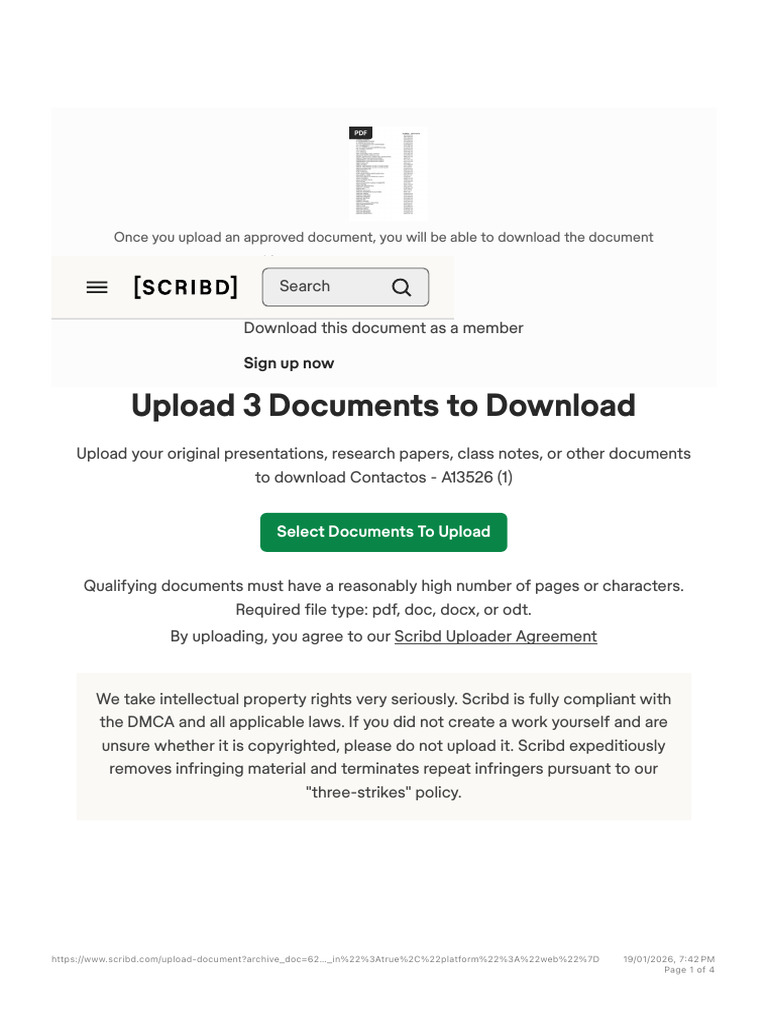 Upload | PDF | Scribd