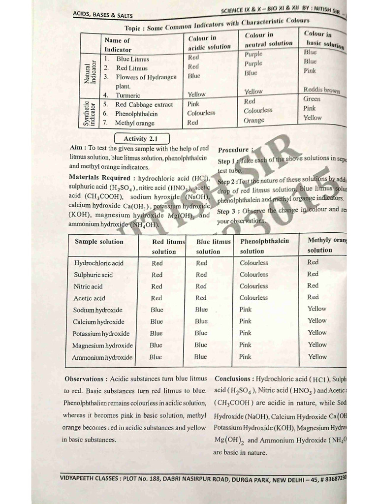 Science Ch 2 Activity | PDF