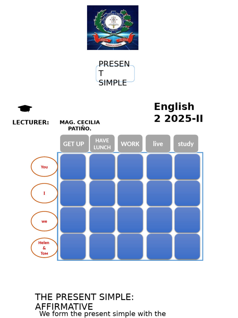 Pesent Simple | PDF | Grammar | Syntax