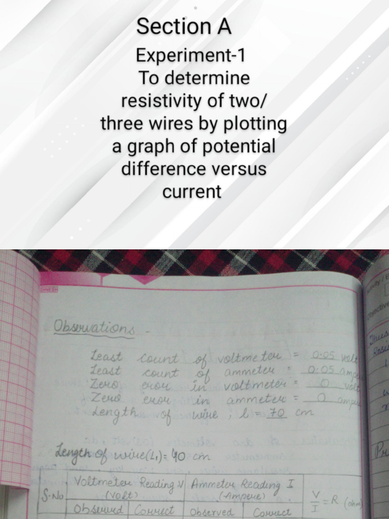 Practical File (Phy) | PDF