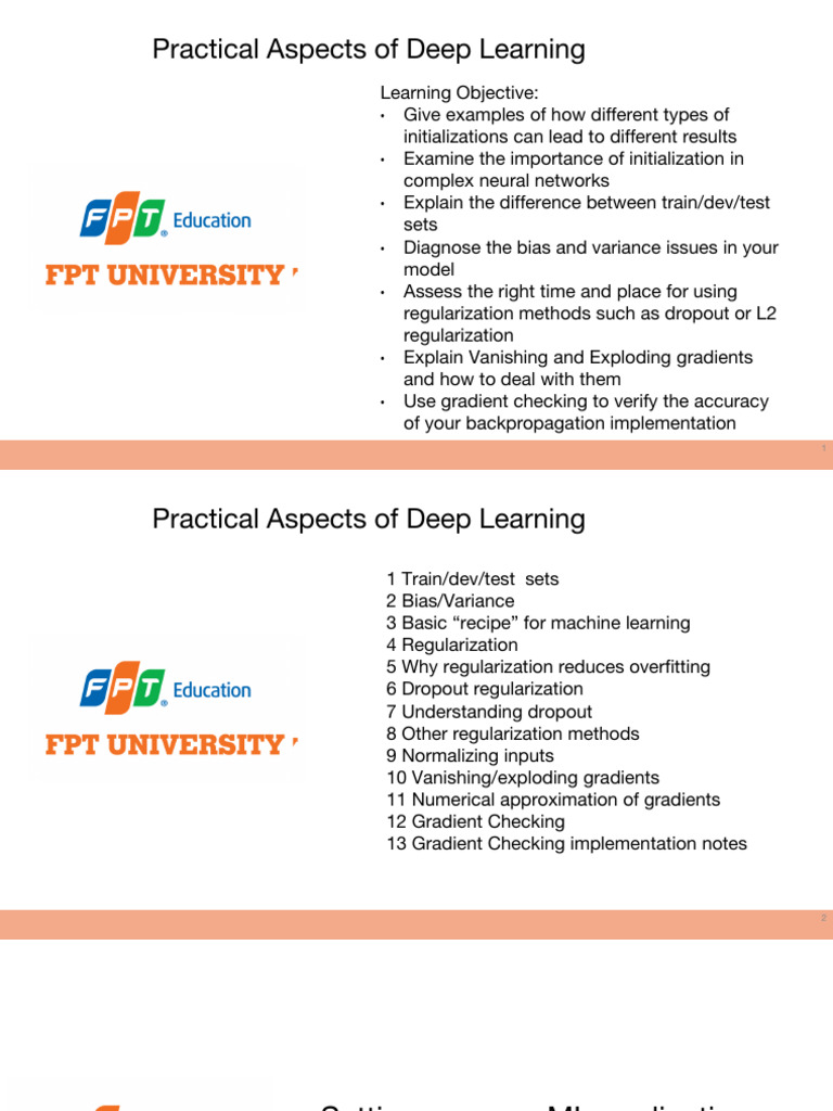 Deep Learning Initialization & Regularization | PDF | Machine Learning ...