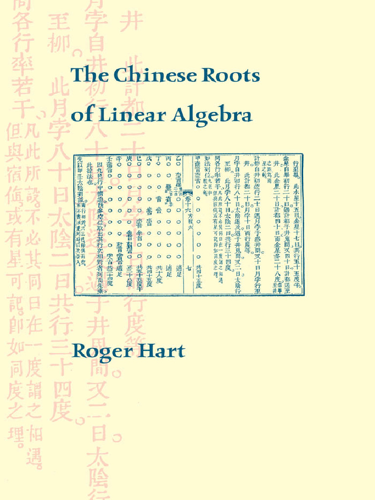 Chinese Origins of Linear Algebra | PDF | Determinant | Algebra