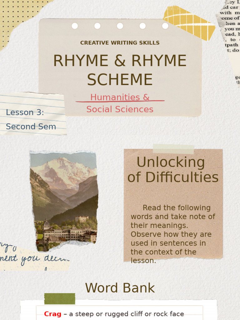 Rhyme and Meter in Poetry: A Guide | PDF | Metre (Poetry) | Poetic Rhythm