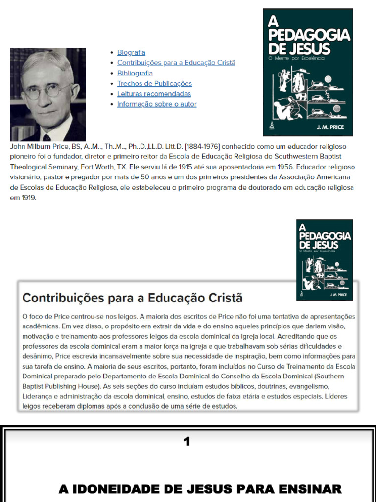Métodos de Ensino Inspirados em Jesus | PDF | Jesus | Conhecimento