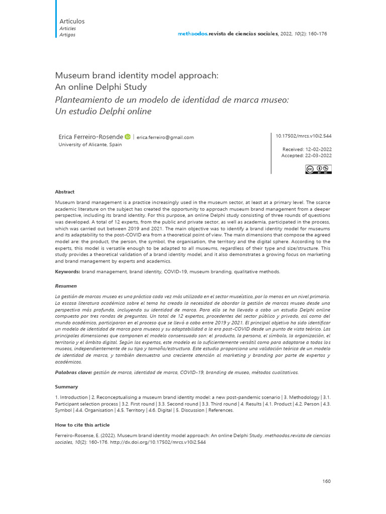 Museum Brand Identity Model Study | PDF | Brand