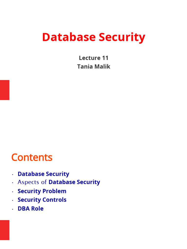 Essential Database Security Concepts | PDF | Cyberspace | Computing