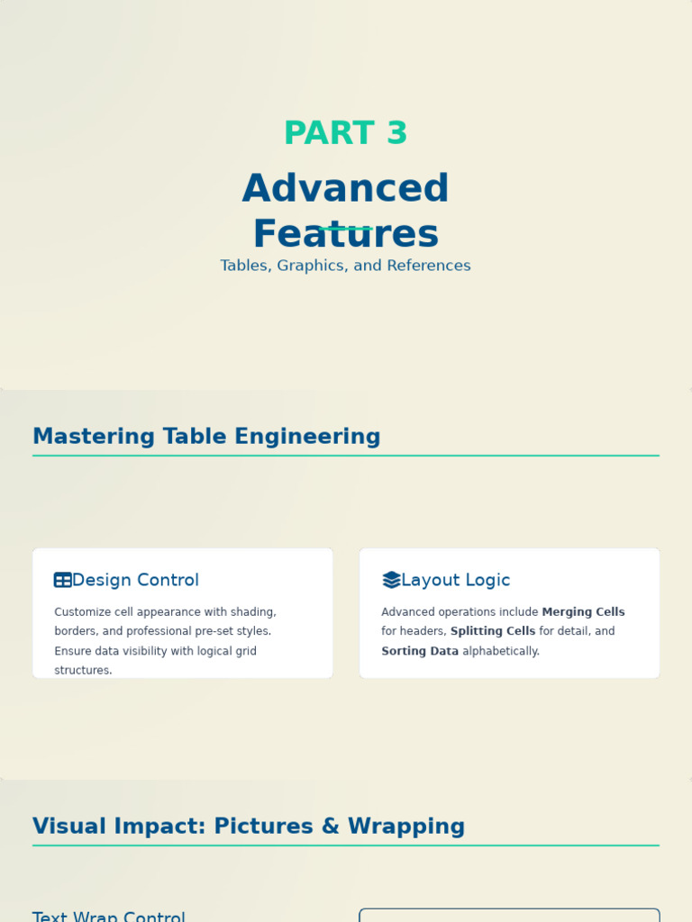 Mastering MS Word: Advanced Features | PDF | Page Layout | Microsoft Word