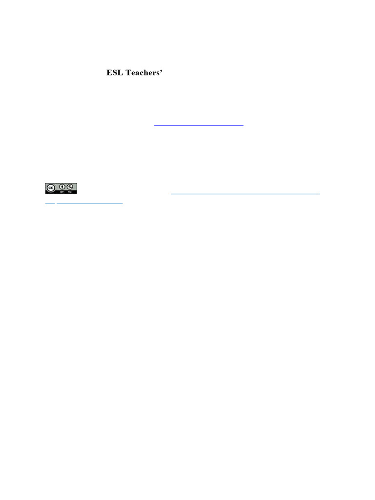 ESL Teachers' Grammar Instruction Beliefs | PDF | English As A Second ...