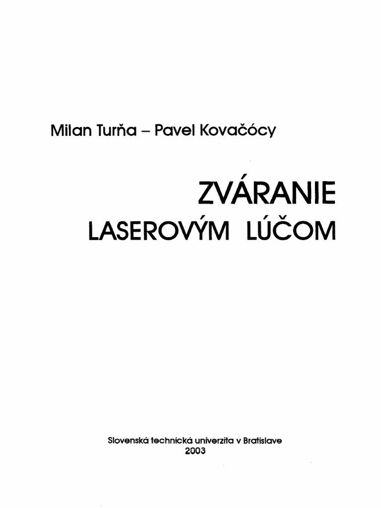 Zvaranie Laserovym Lucom | PDF