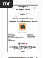 Download Consumer satisfaction level towards CYCLE PURE AGARBATTIS by Karthik Bharadwaj SN98384434 doc pdf