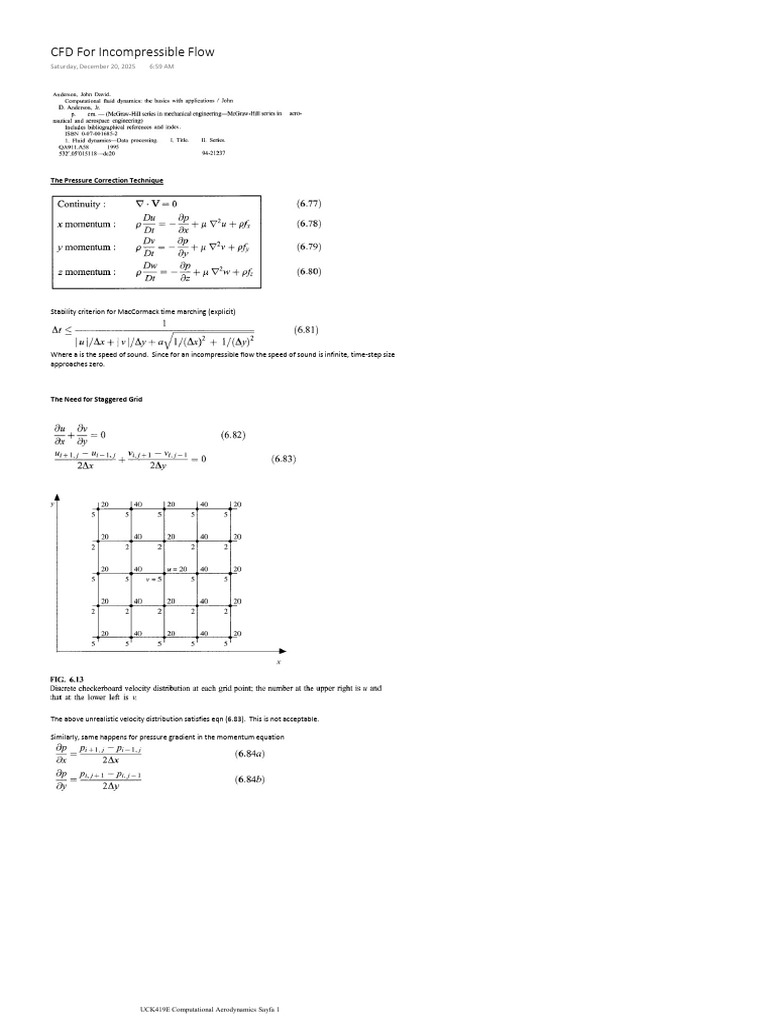 CFDforIncomprFlow | PDF