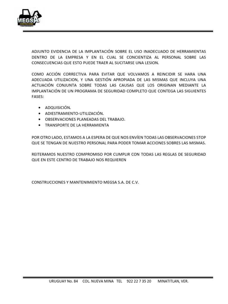 Seguridad en el Uso de Herramientas Manuales | PDF