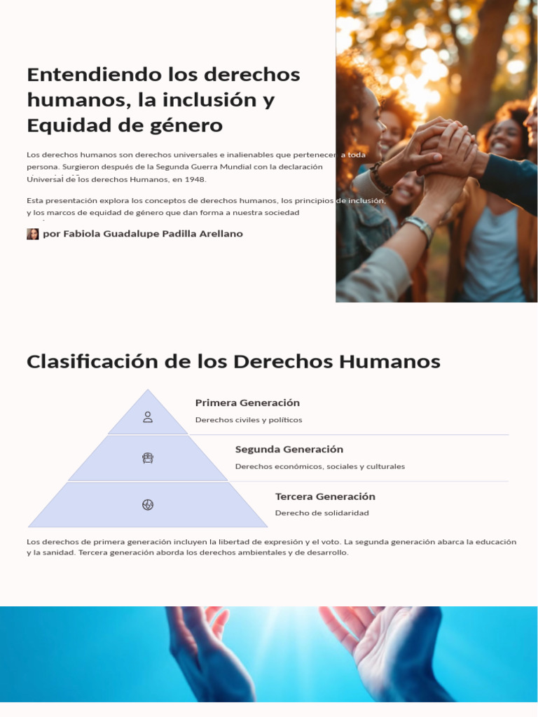 Derechos Humanos y Equidad de Género | PDF | Inclusión (Educación ...