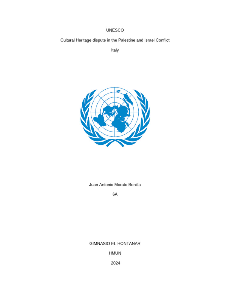 UNESCO Cultural Heritage in Israel-Palestine | PDF