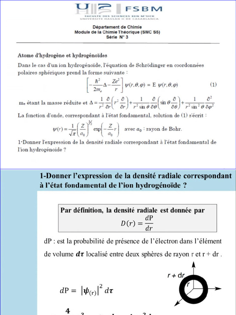 Correction Serie 3 Chimie TH | PDF