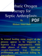 Hyperbaric Oxygen Therapy For Septic Arthroplasty: by Hisham Abdel-Baki