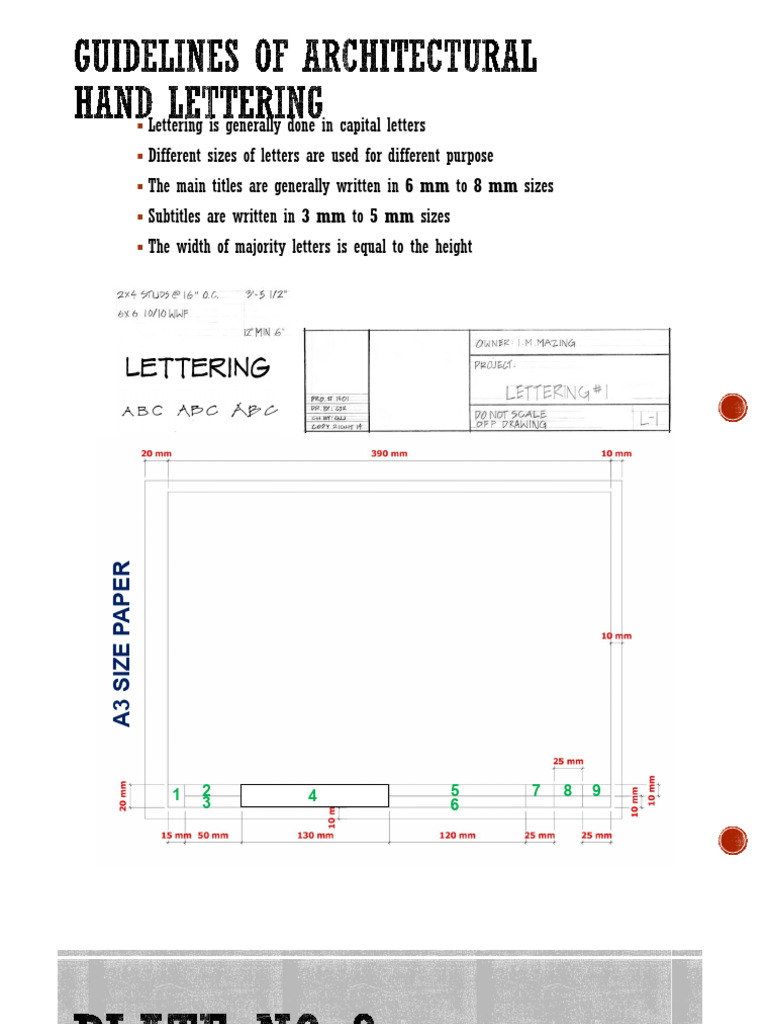 Architectural Hand Lettering Guide | PDF | Geometry
