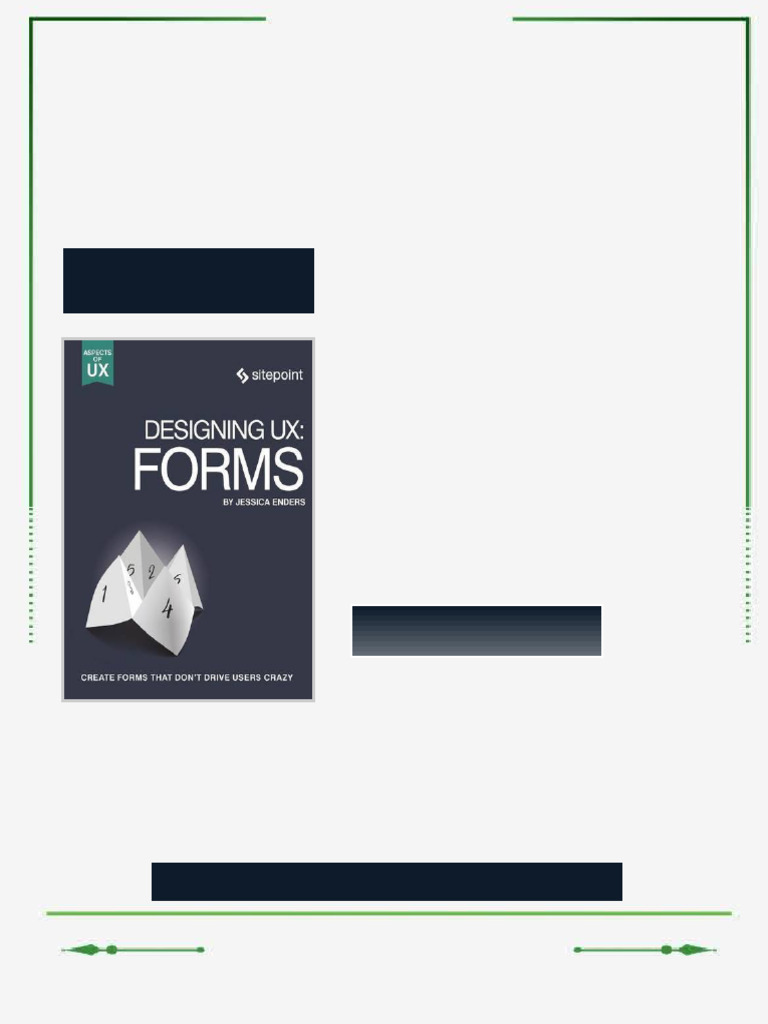 Designing UX Forms Create Forms That Don t Drive Your Users Crazy 1st ...